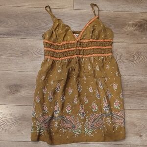 Bohemian Paisley Print Dress